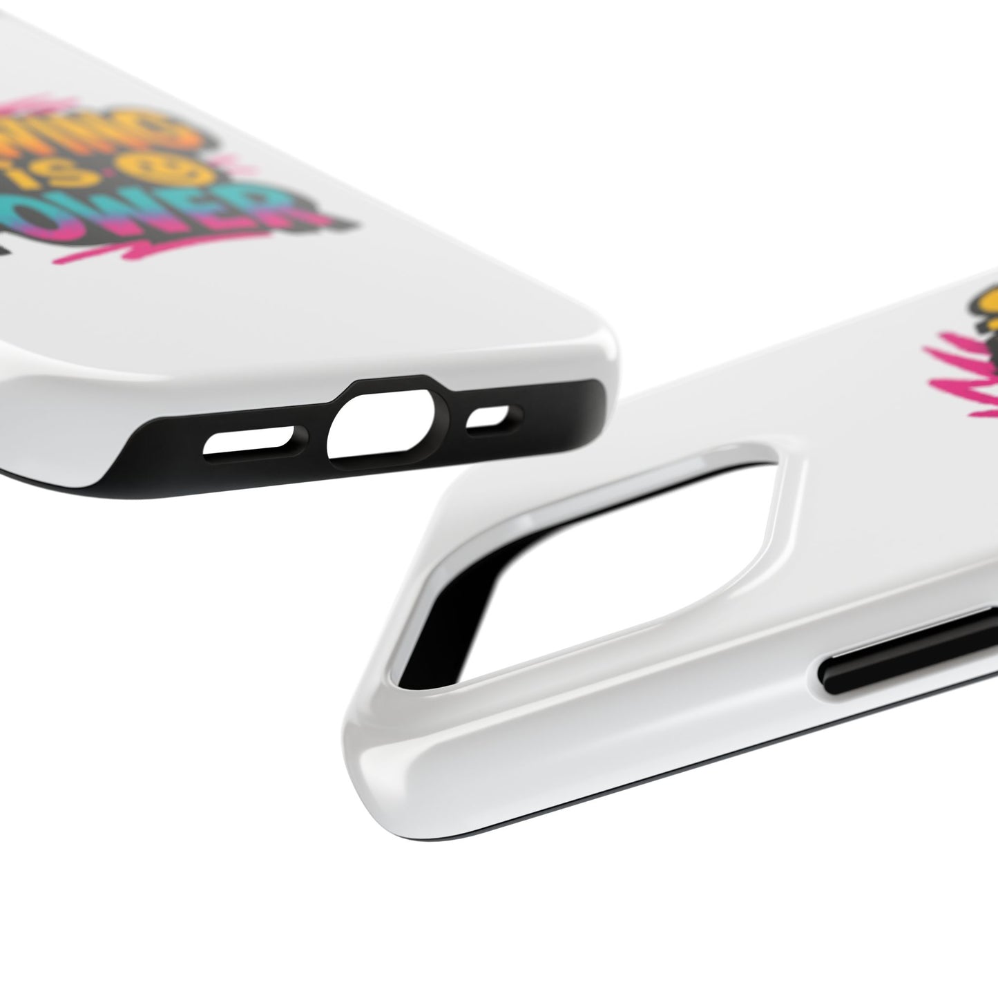 Empowering Tough Phone Case - 'Growing is Power' - Motivational Gifts, Unique Phone Accessories, Phone Protector, Gift for Teens