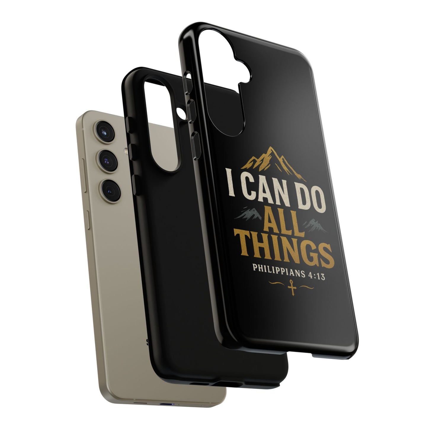 I Can Do All Things Phone Case, Inspirational Phone Cover, Christian Gift, Motivational Tech Accessory, Bible Verse Case, Tough Cases