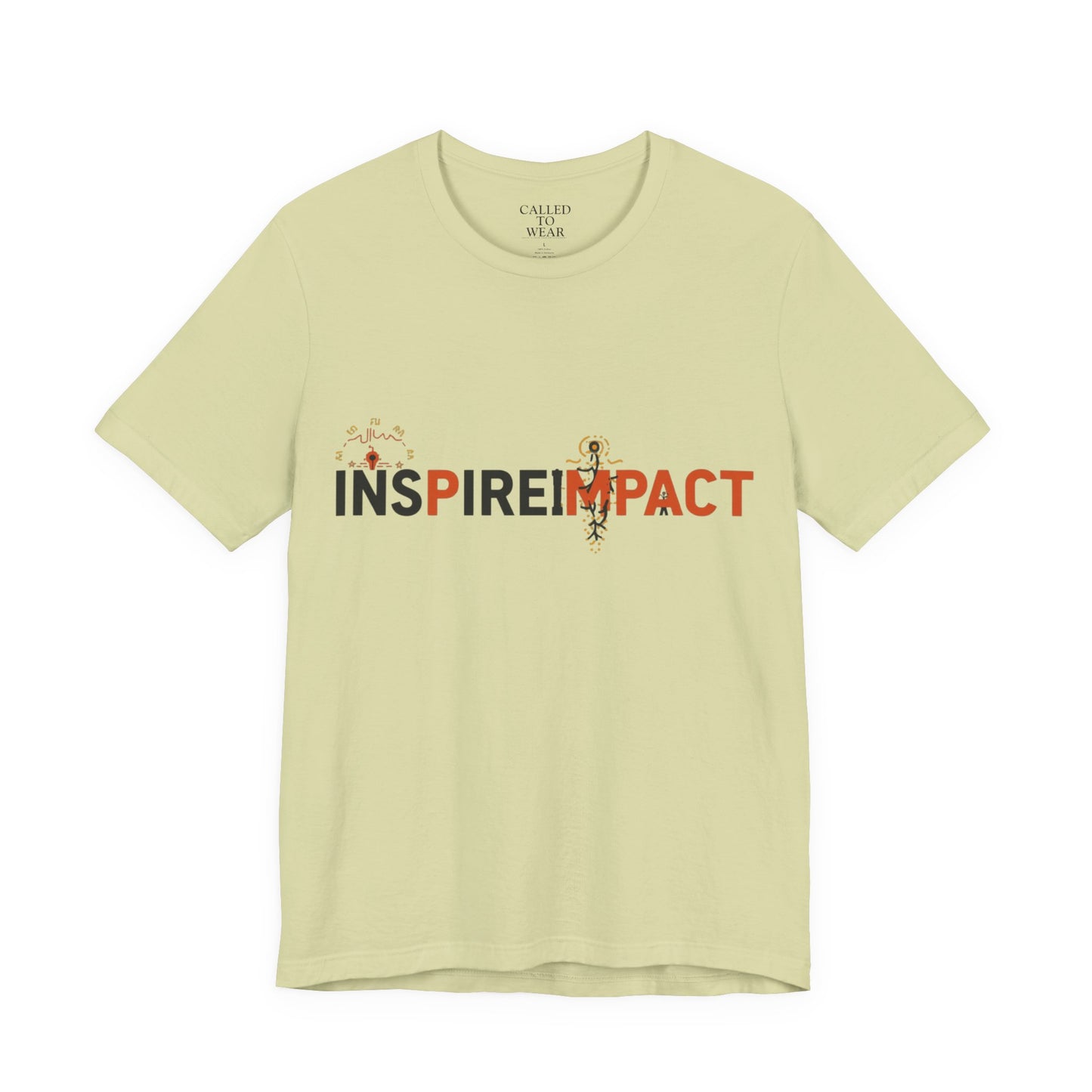 Inspire Impact graphic Tee | Inspirational typography t-shirt