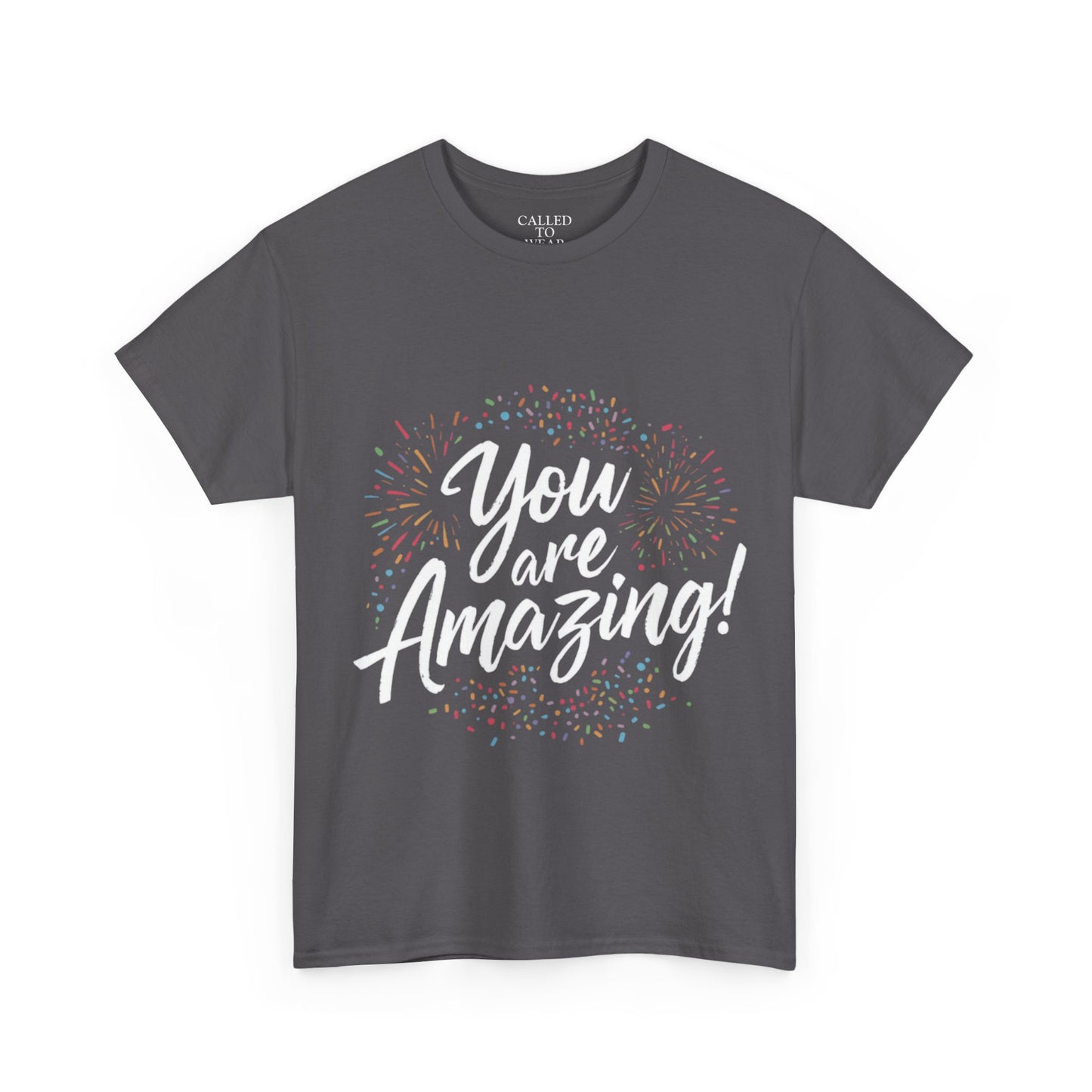 You Are Amazing! Tee | Encouragement Shirt, Confetti Graphic