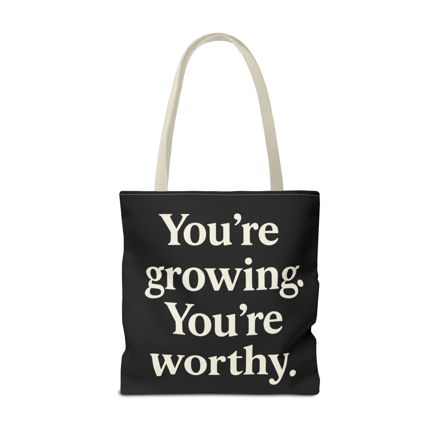 Empowering Affirmation Tote Bag 'You Are Enough' Inspirational Everyday Tote