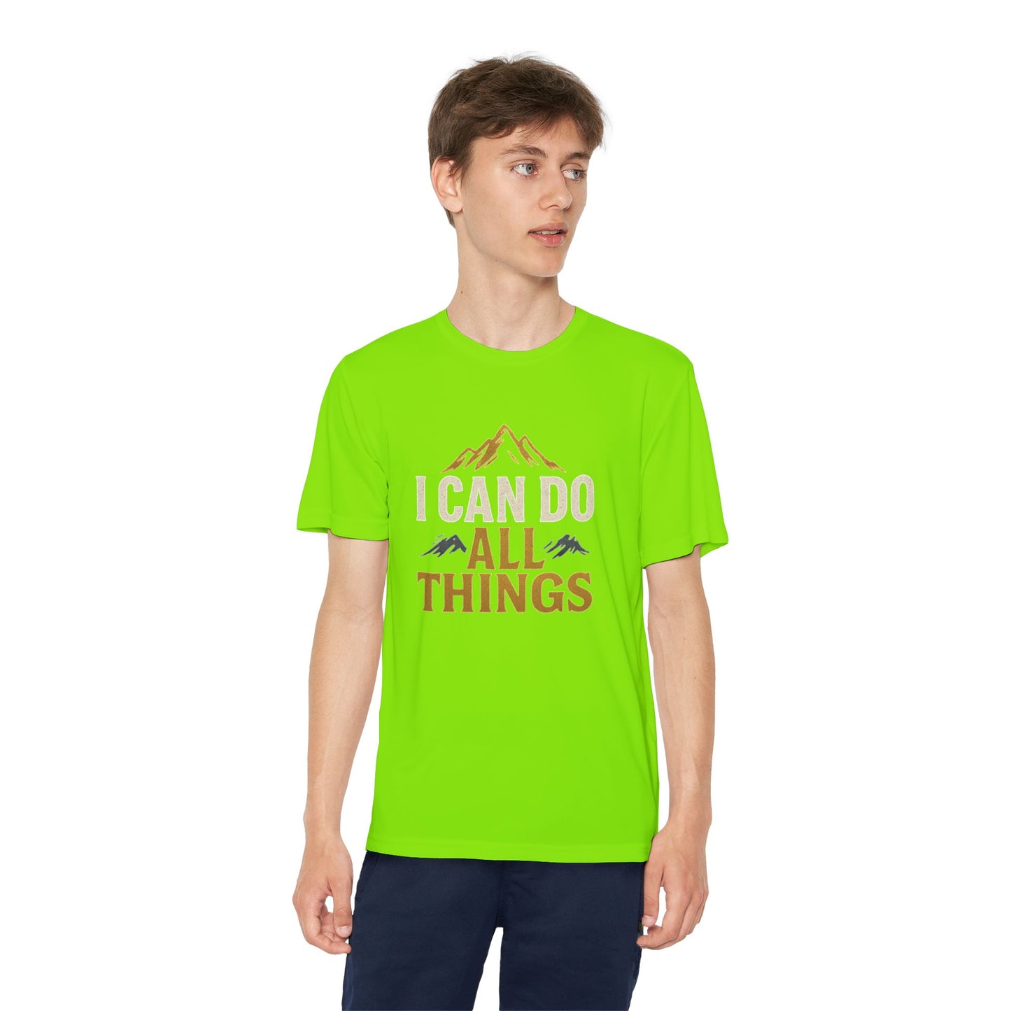 Youth Competitor Tee - I Can Do All Things Motivational Shirt
