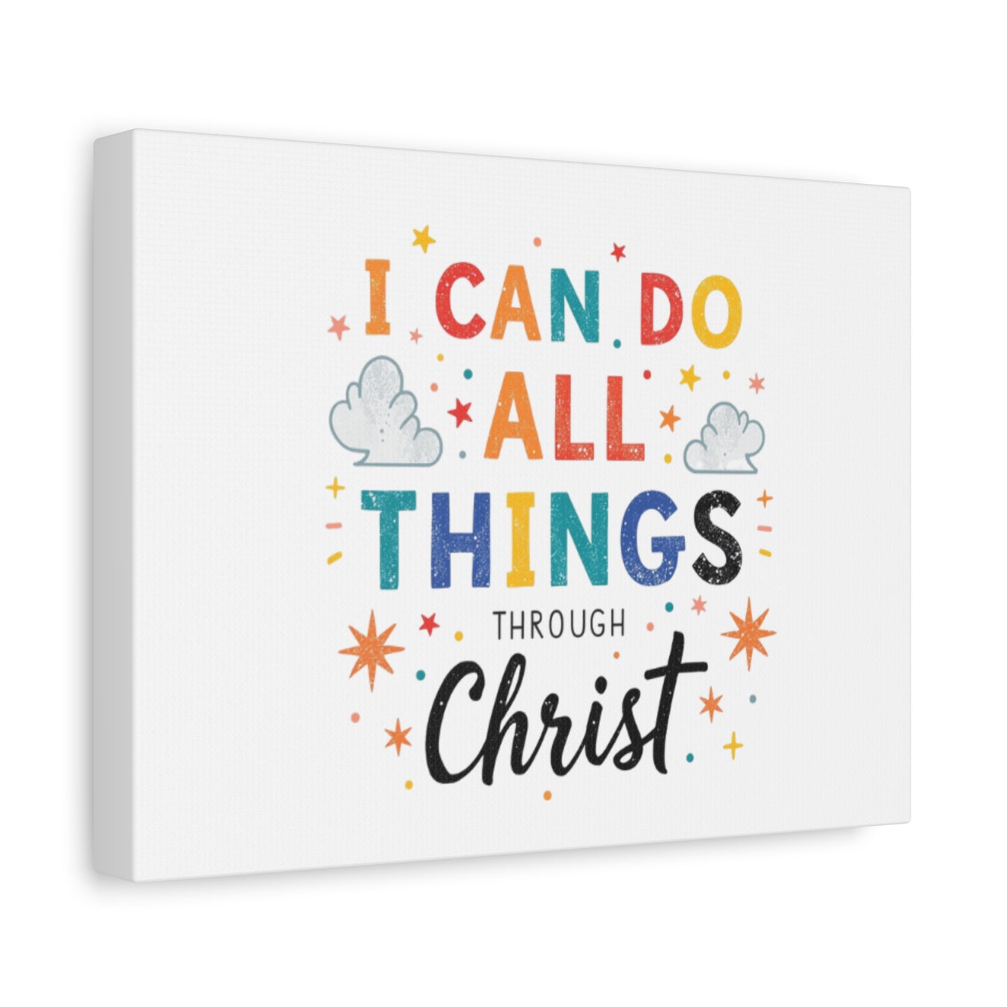 I Can Do All Things Through Christ Matte Canvas