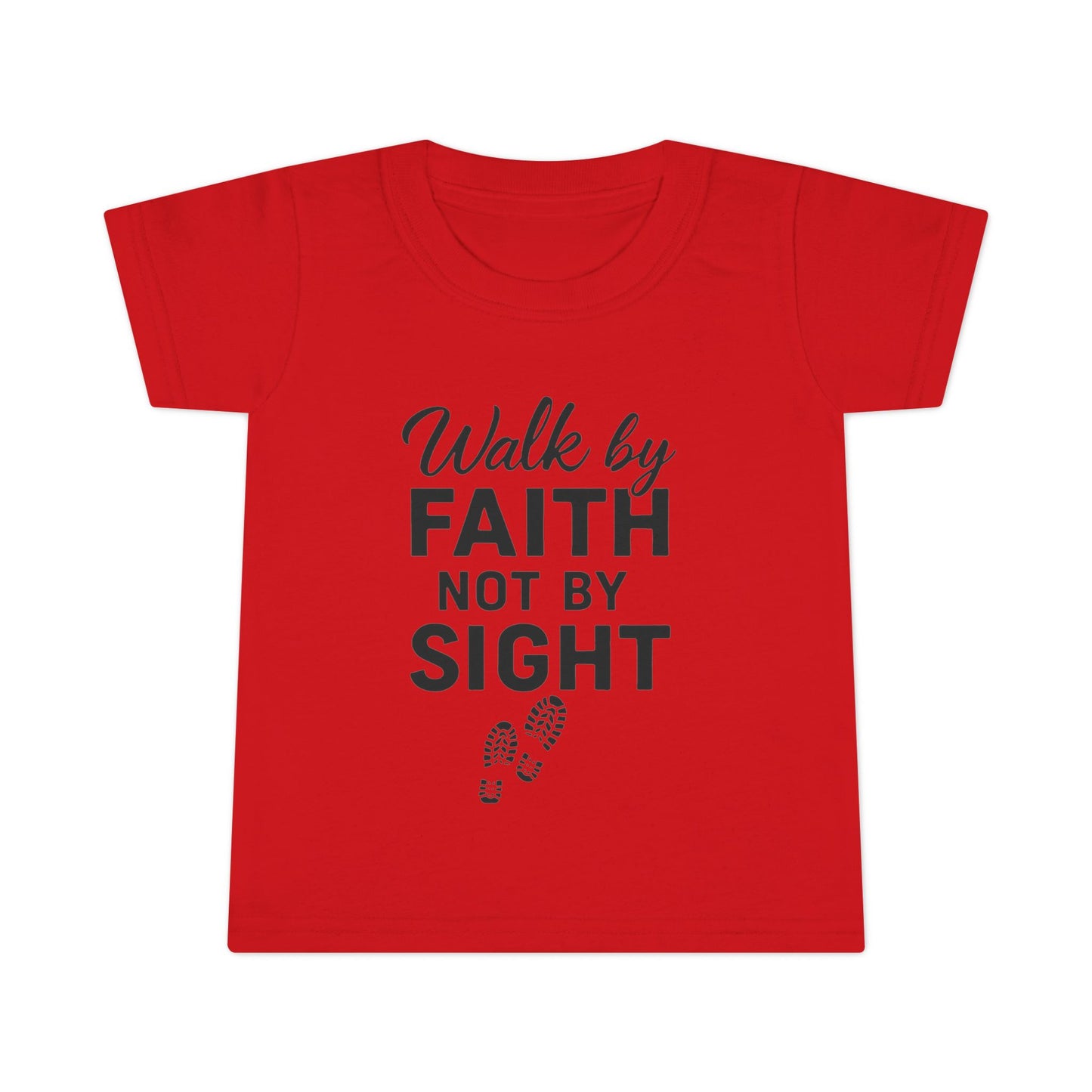 Toddler Faith T-Shirt - Inspirational Christian Gift for Kids, Birthday, Everyday Wear, Motivational Tee