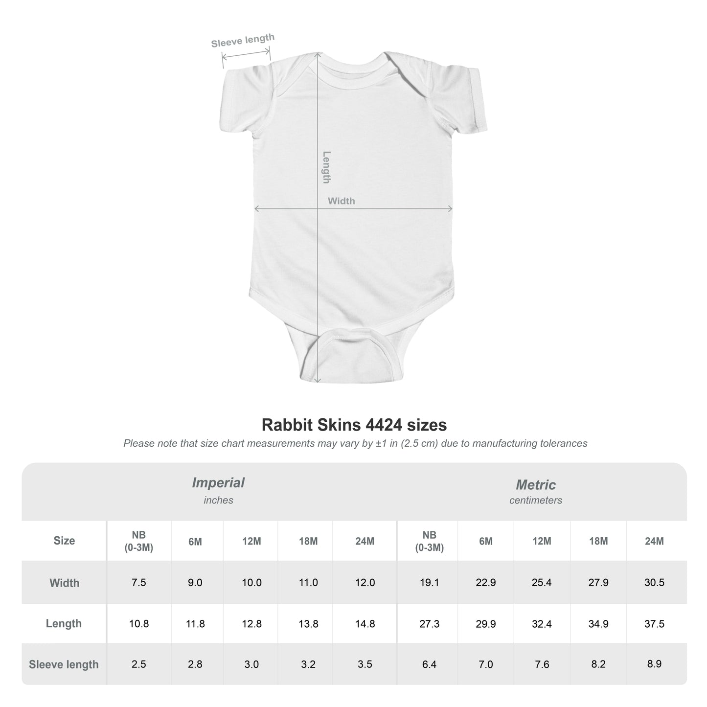 Minimal Chest Print Infant Bodysuit | Soft Cotton Baby Onesie