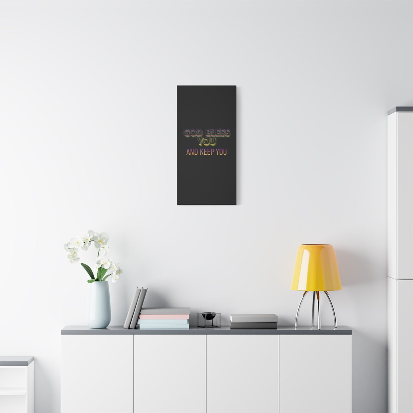 God Bless You and Keep You Canvas | Matte Stretched Wall Art