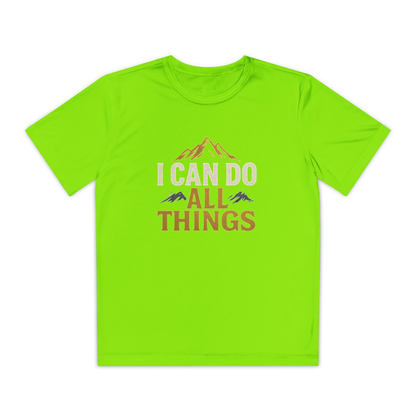 Youth Competitor Tee - I Can Do All Things Motivational Shirt