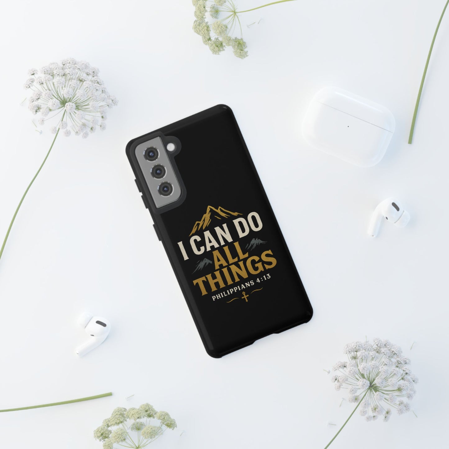 I Can Do All Things Phone Case, Inspirational Phone Cover, Christian Gift, Motivational Tech Accessory, Bible Verse Case, Tough Cases
