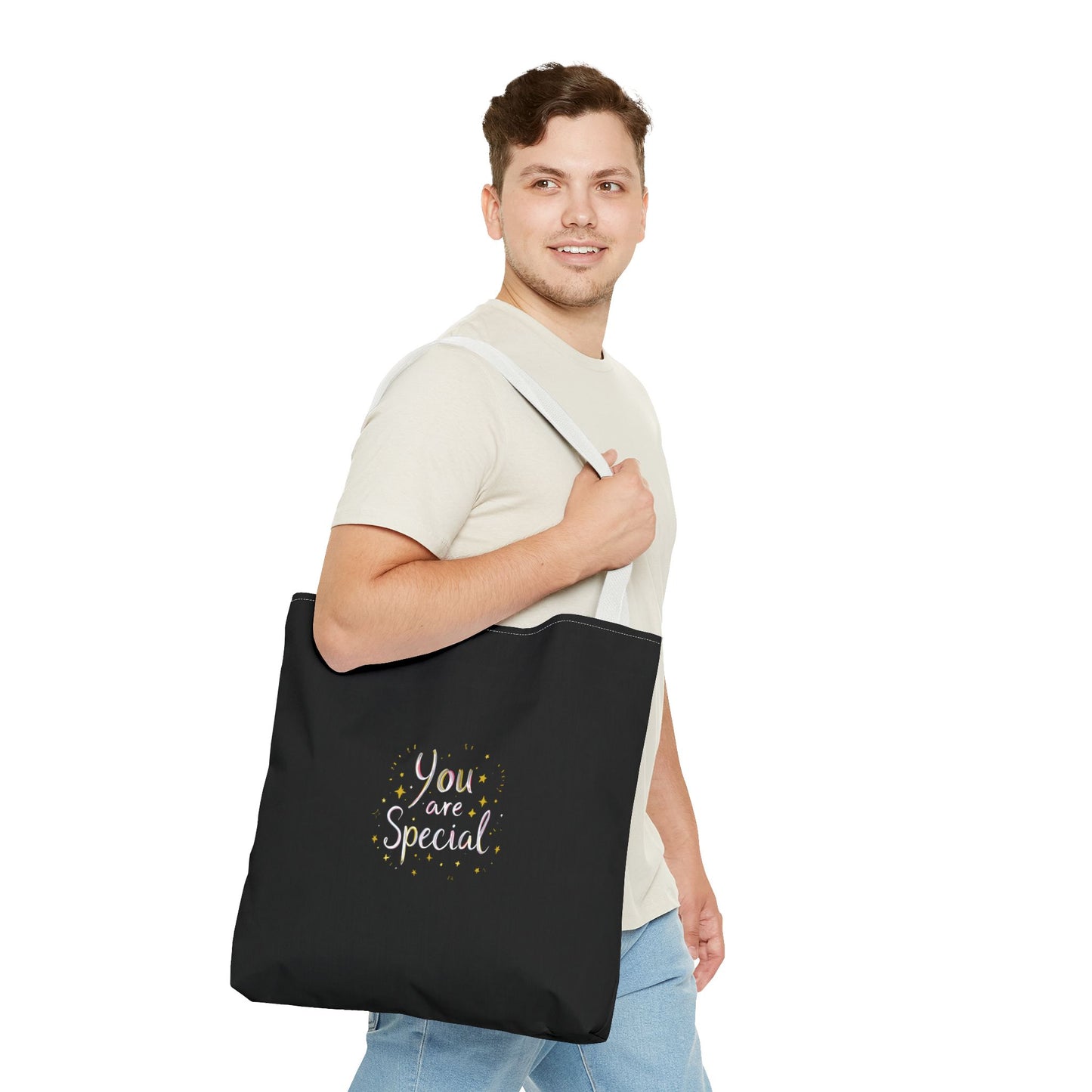 You Are Special Tote Bag | Inspirational Typography, Dotted Accent