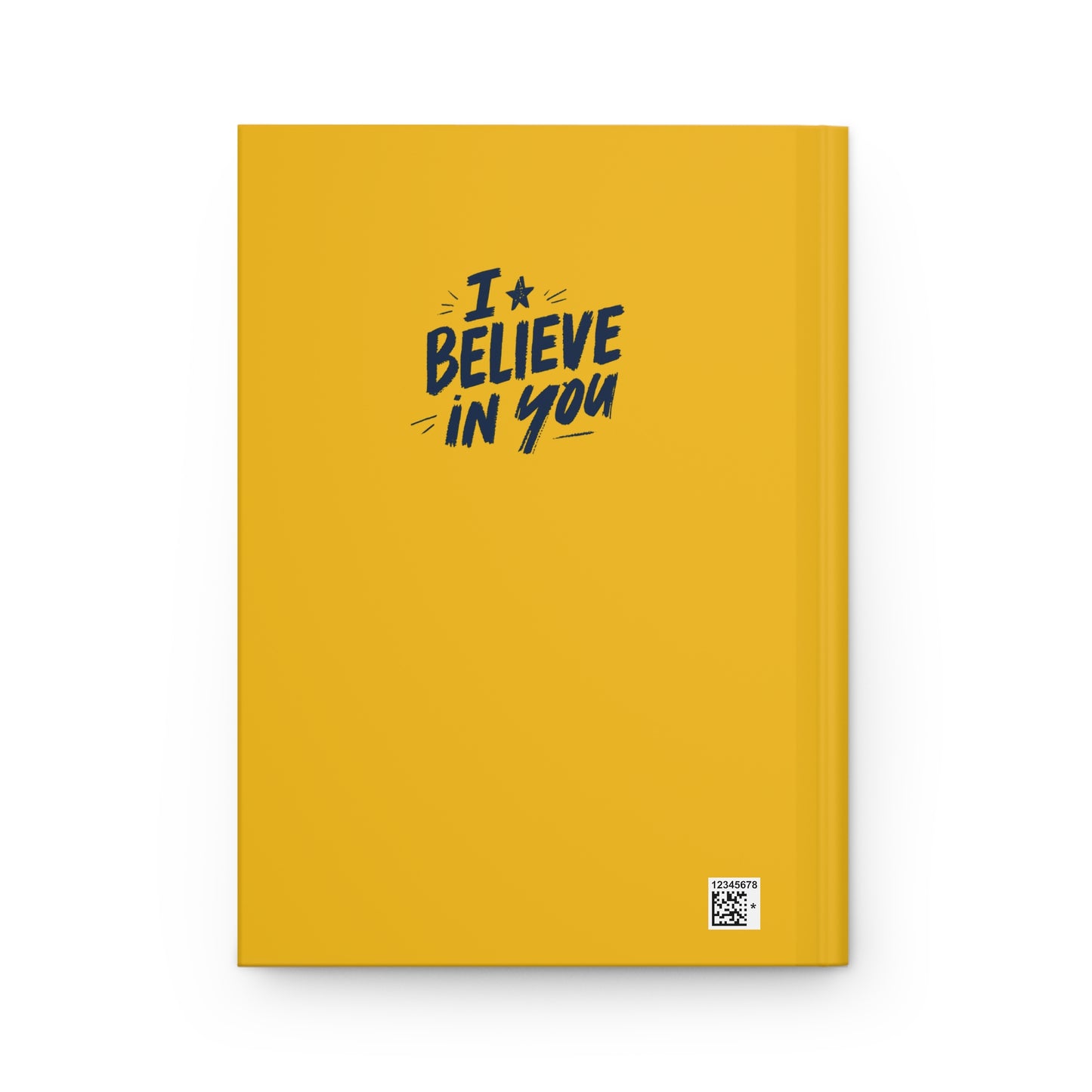 Cheerful Yellow Matte Hardcover Journal | Lined 150 Pages, Perforated