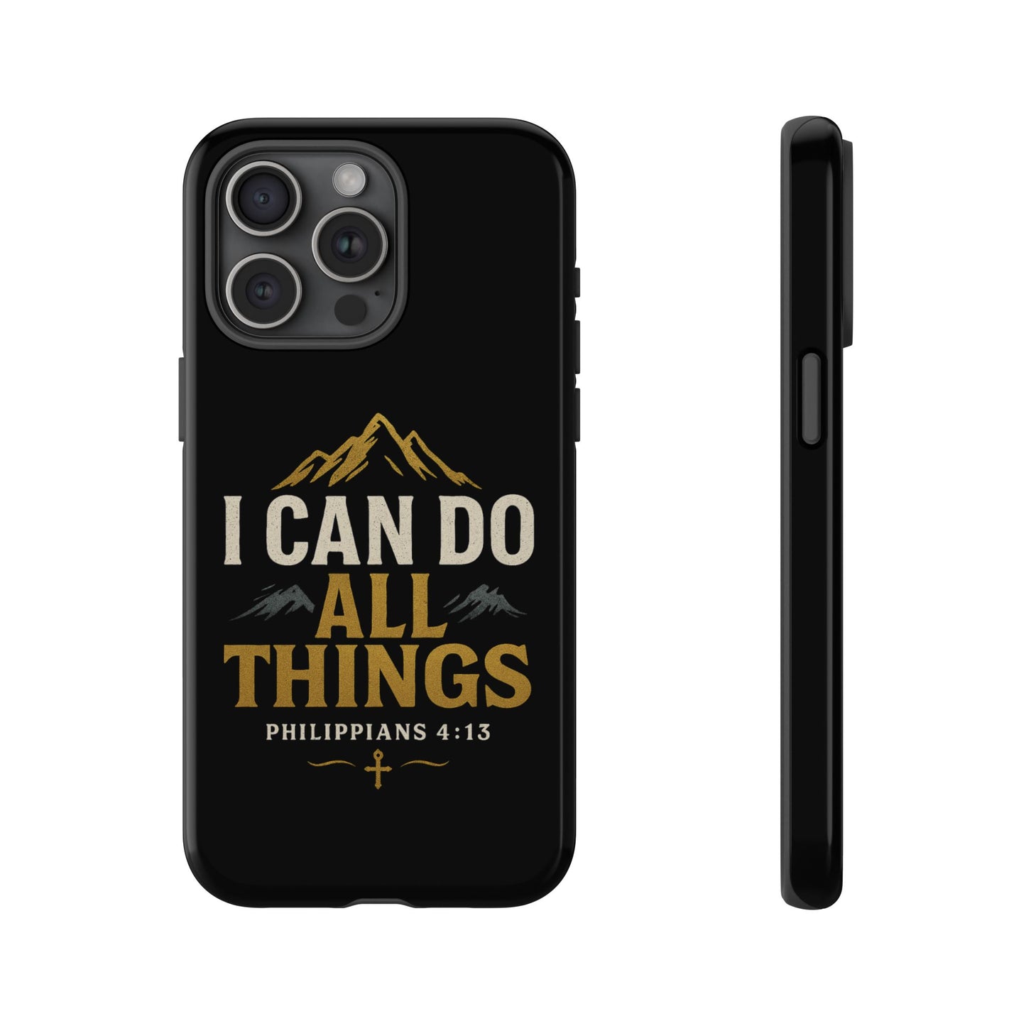 I Can Do All Things Phone Case, Inspirational Phone Cover, Christian Gift, Motivational Tech Accessory, Bible Verse Case, Tough Cases