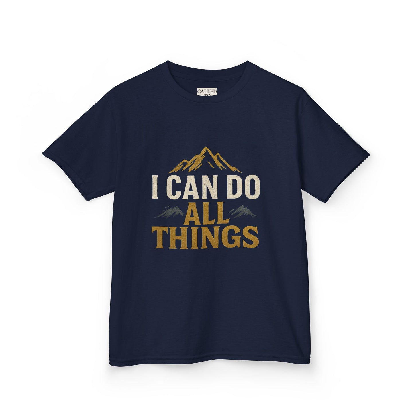 Kids Tee - Inspire and Empower 'I Can Do All Things' Motivational Shirt