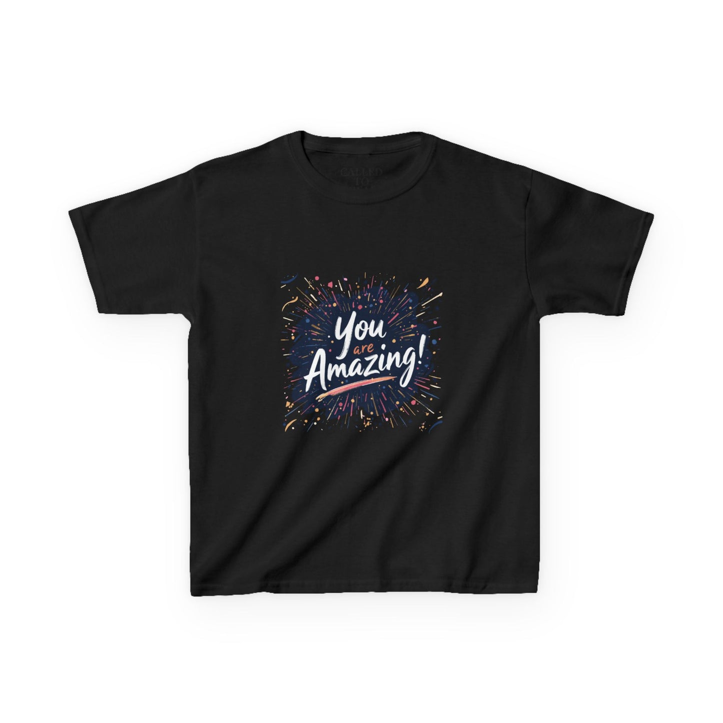 You Amazing! Brushstroke Kids Tee | Handwritten Encouragement Shirt