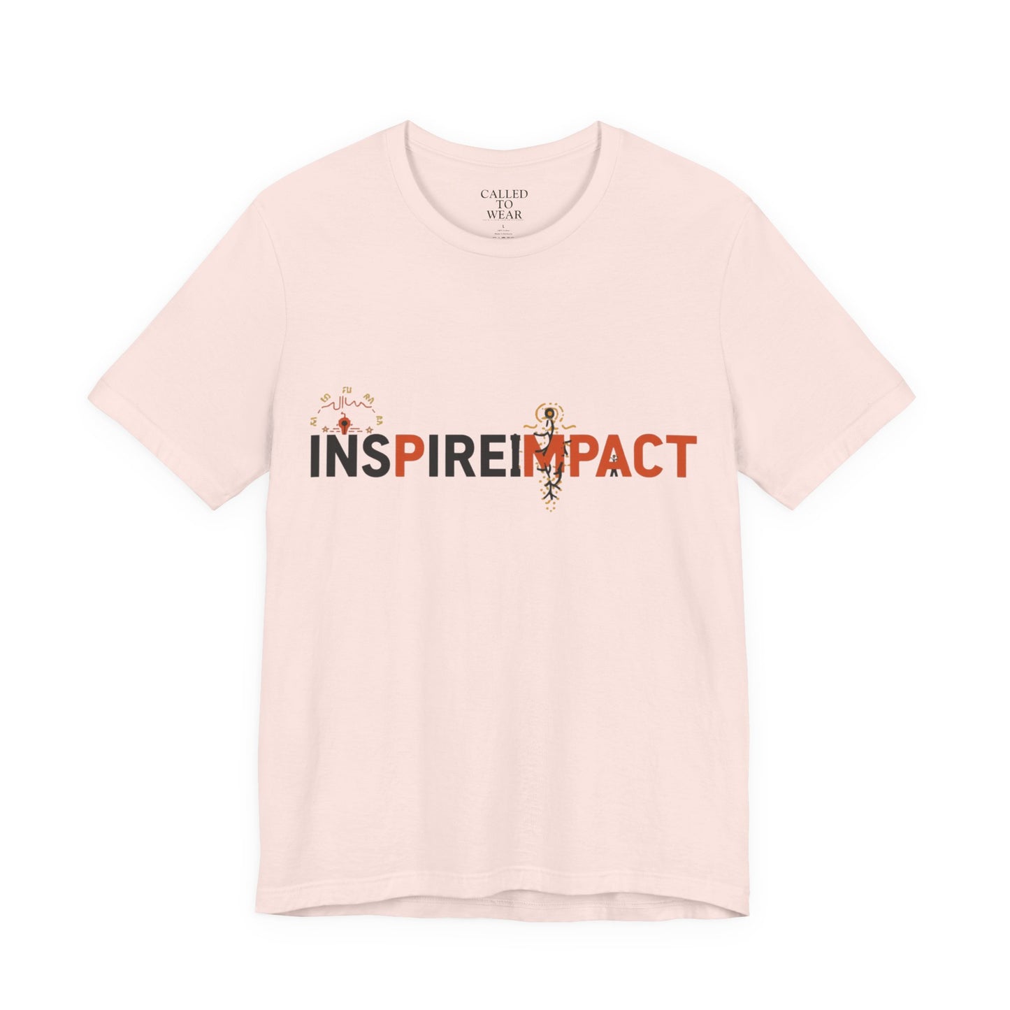 Inspire Impact graphic Tee | Inspirational typography t-shirt