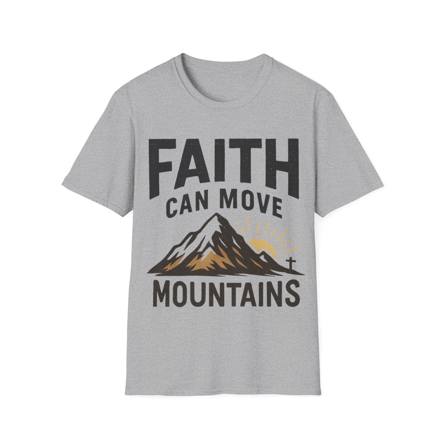 Faith-Inspired Unisex Softstyle T-Shirt - Inspirational Gift, Christian Apparel, Religious Tee, Motivational Shirt, Scripture Tee