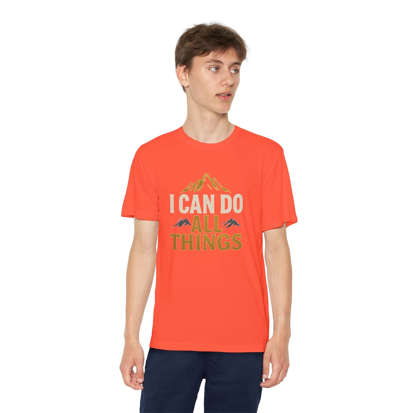 Youth Competitor Tee - I Can Do All Things Motivational Shirt