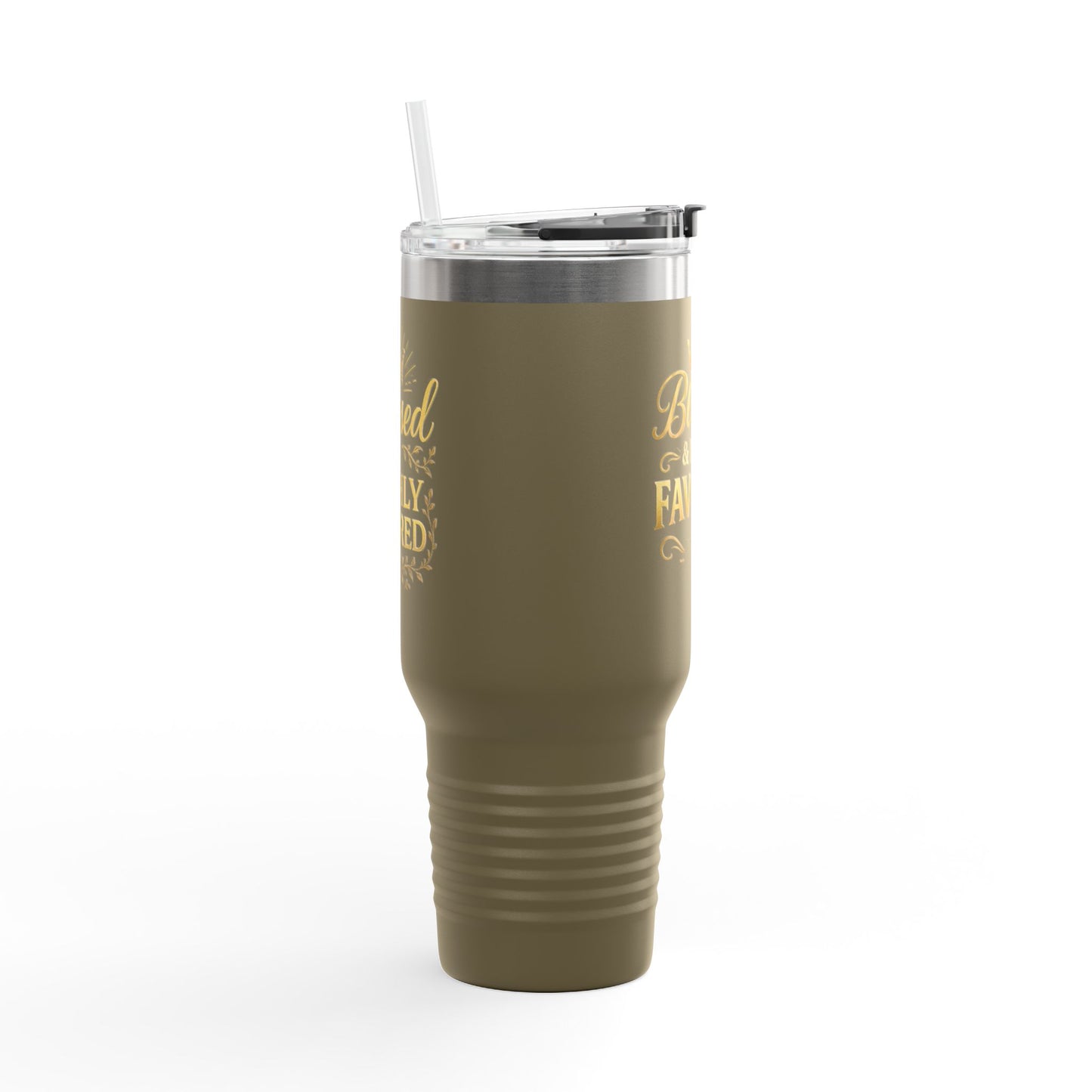 Blessed & Highly Favored 40oz Insulated Travel Mug - Inspirational On-the-Go Drinkware, Perfect for Gifts, Travel Essentials, and [...]