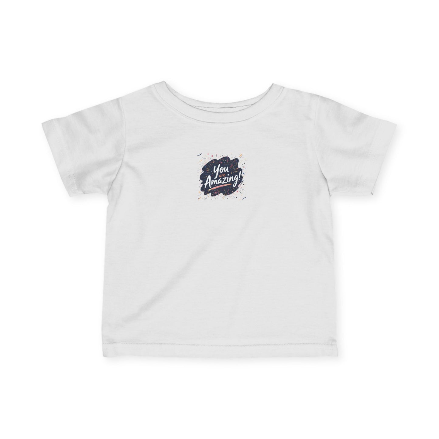 You Amazing brushstroke infant tee | hand-lettered script, soft cotton