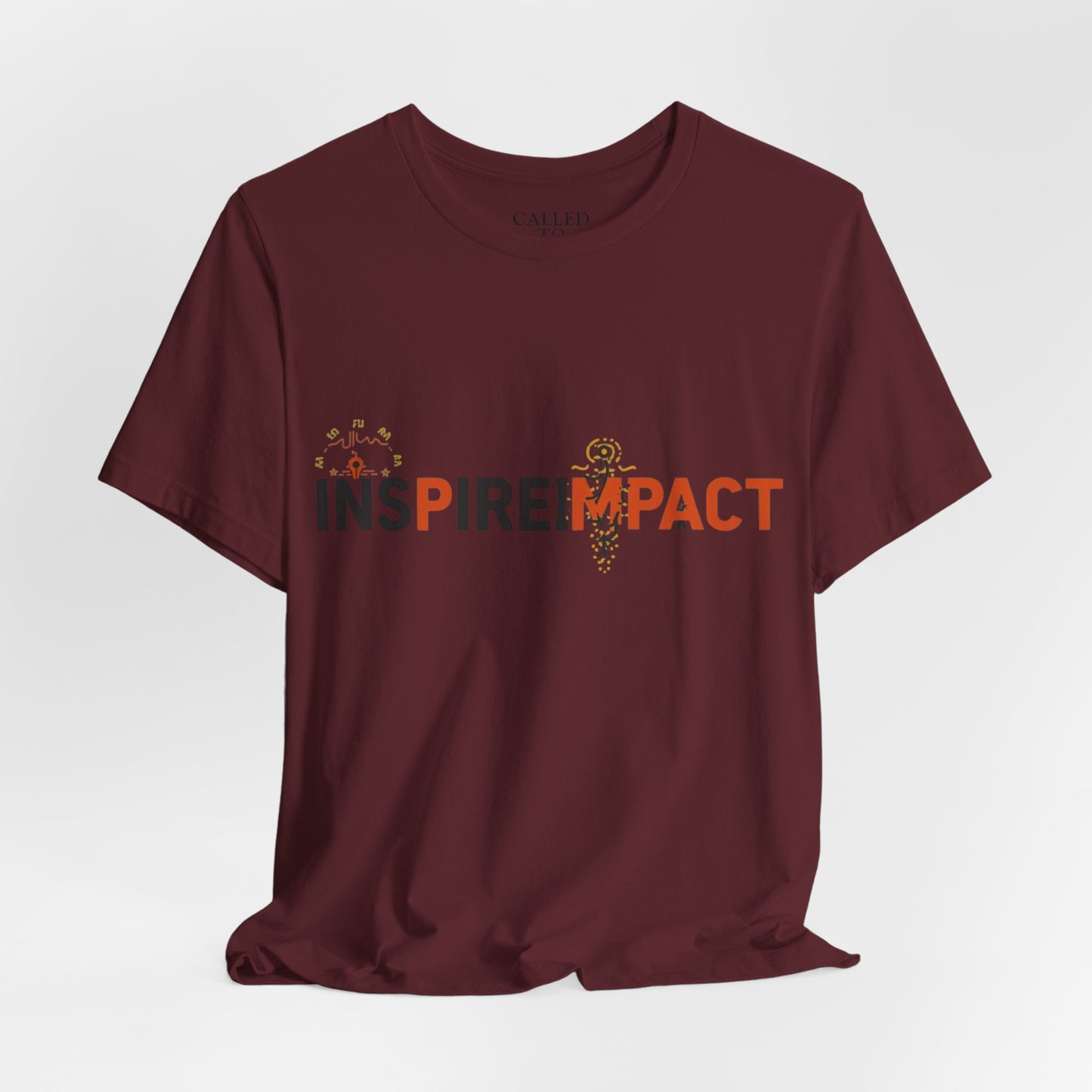Inspire Impact graphic Tee | Inspirational typography t-shirt