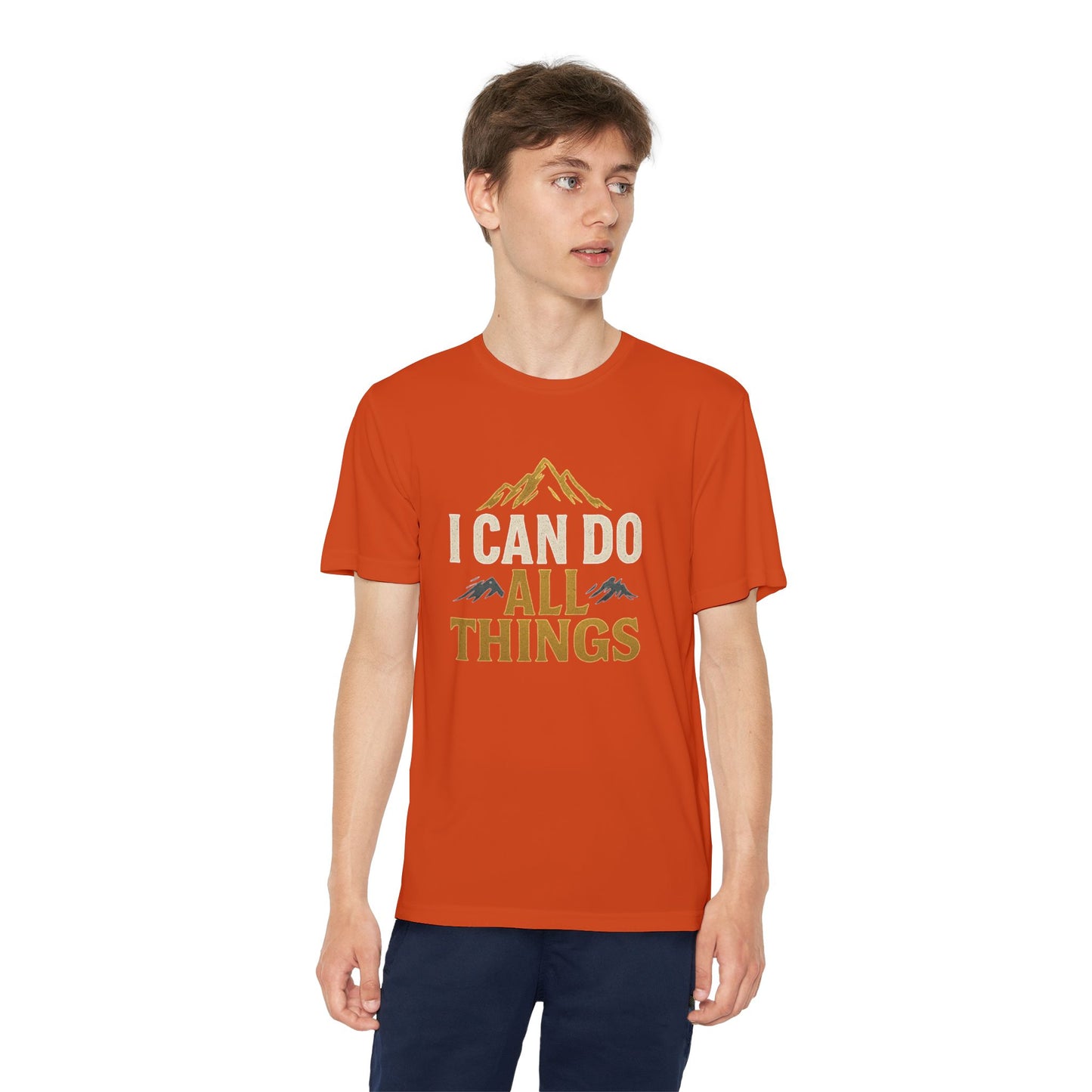 Youth Competitor Tee - I Can Do All Things Motivational Shirt