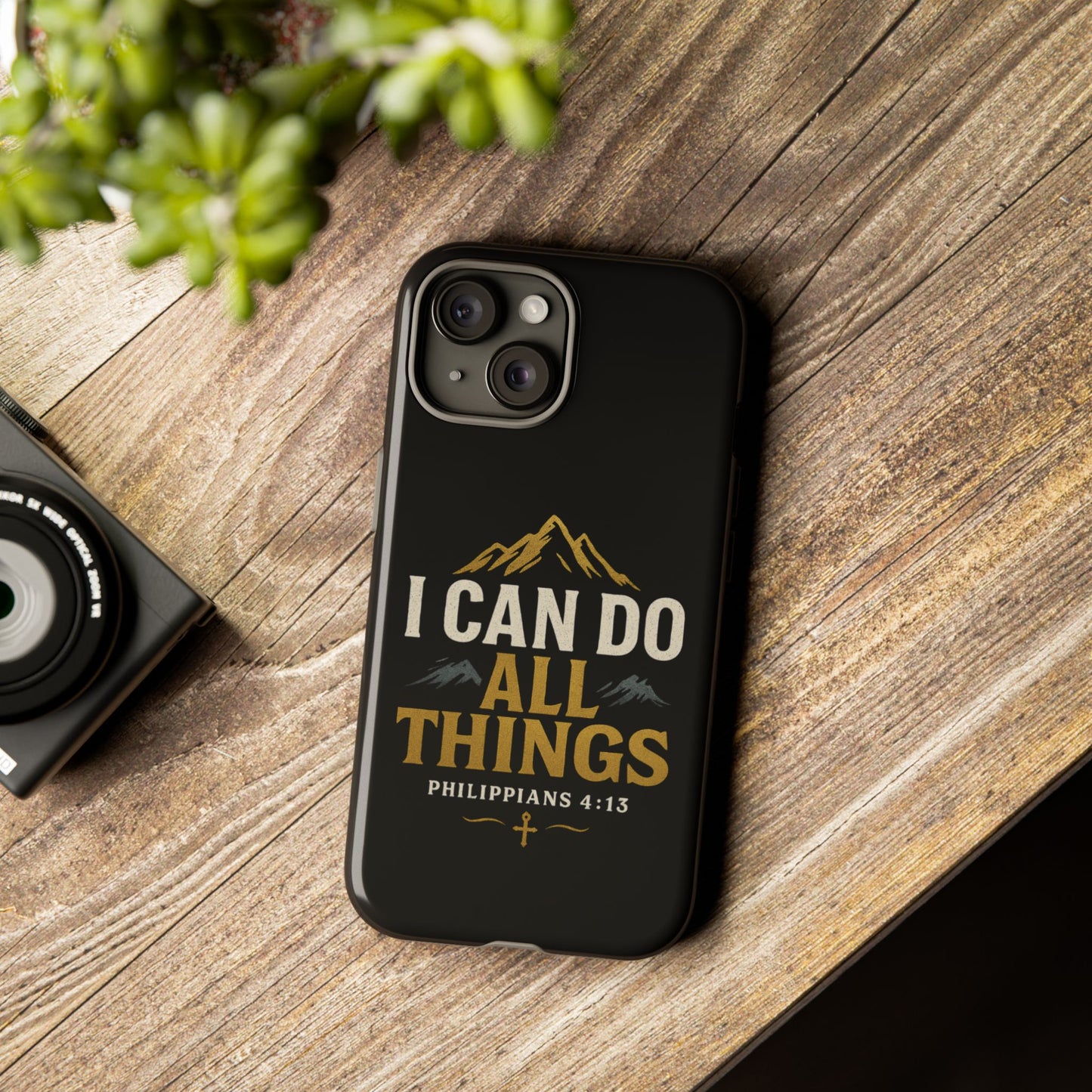 I Can Do All Things Phone Case, Inspirational Phone Cover, Christian Gift, Motivational Tech Accessory, Bible Verse Case, Tough Cases