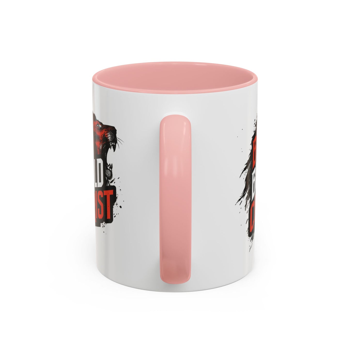 Be Bold in Christ Mug | Christian Faith Coffee Mug, Wolf Graphic Accent Mug