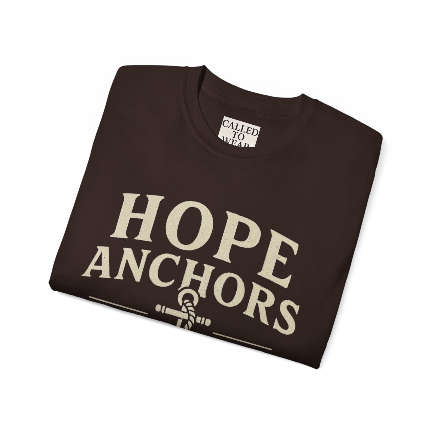 Hope Anchors the Soul Unisex Tee - Inspirational T-Shirt