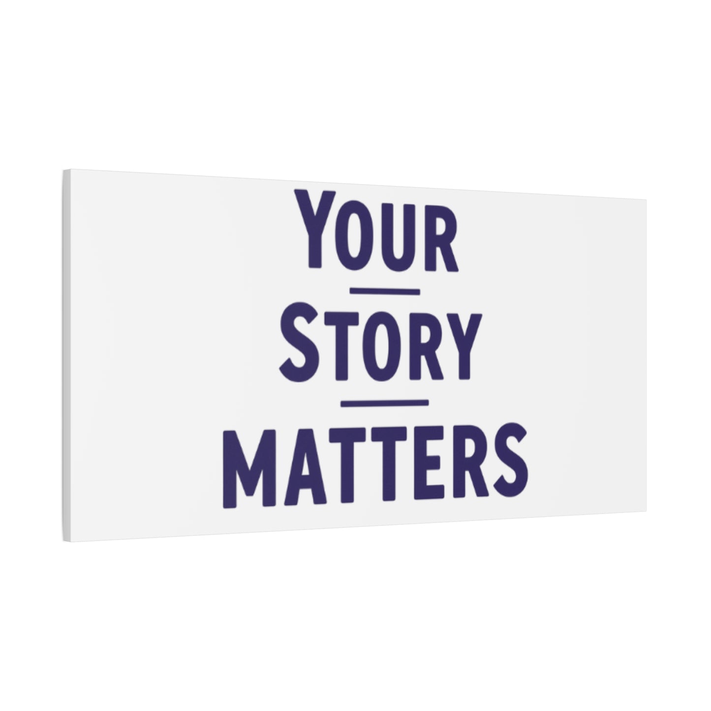Your Story Matters Canvas