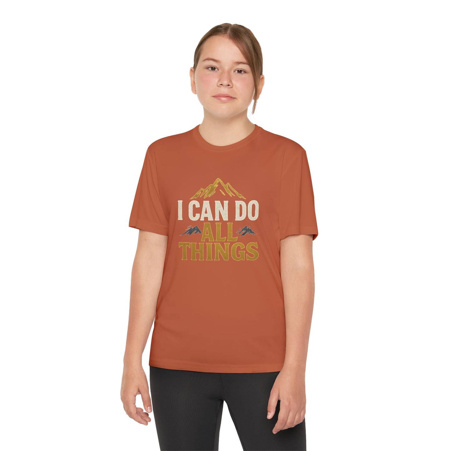 Youth Competitor Tee - I Can Do All Things Motivational Shirt