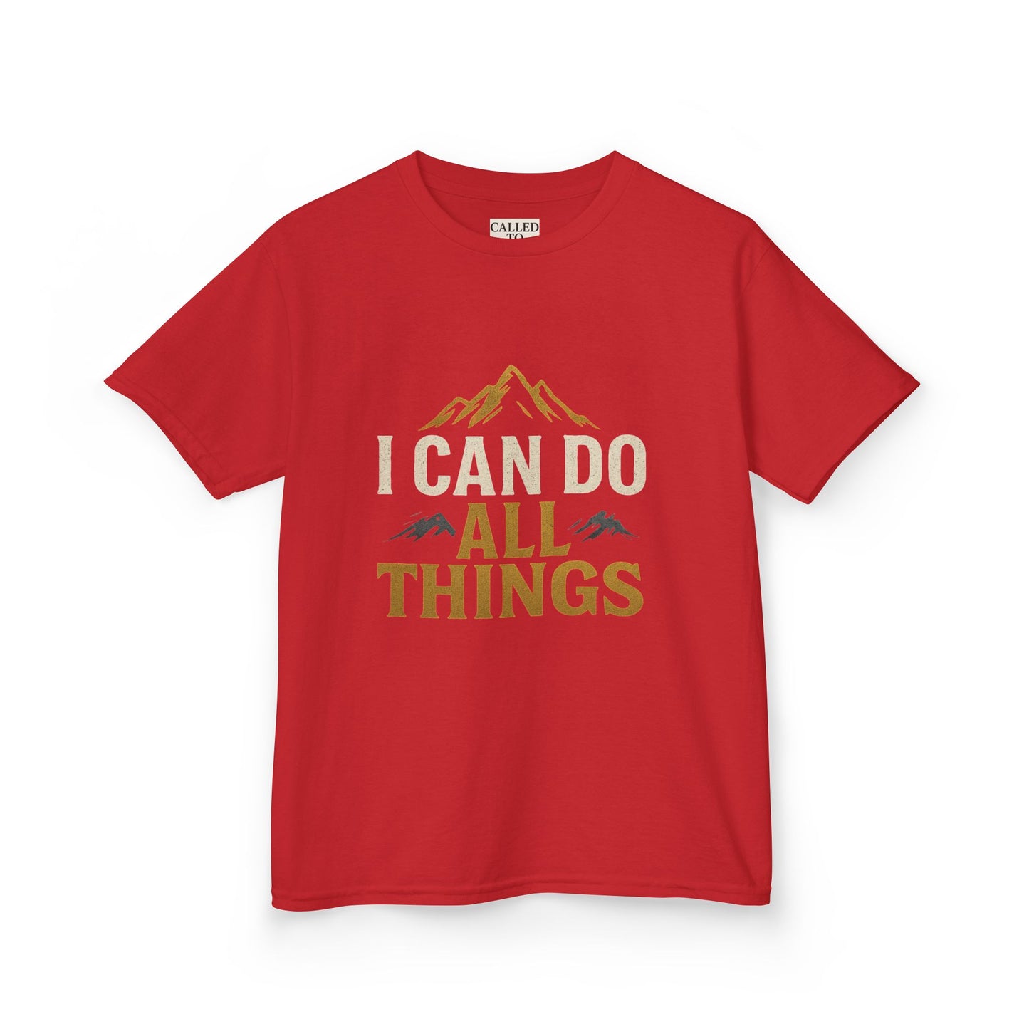 Kids Tee - Inspire and Empower 'I Can Do All Things' Motivational Shirt