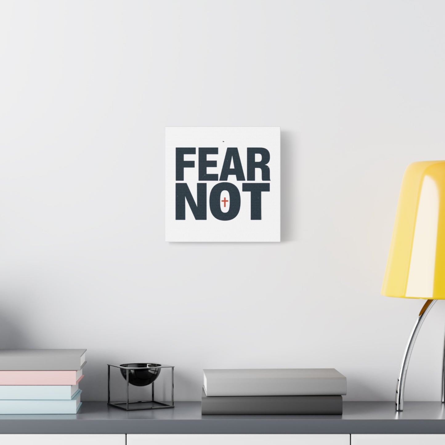 Fear Not canvas | Christian wall art, stretched matte gallery wrap