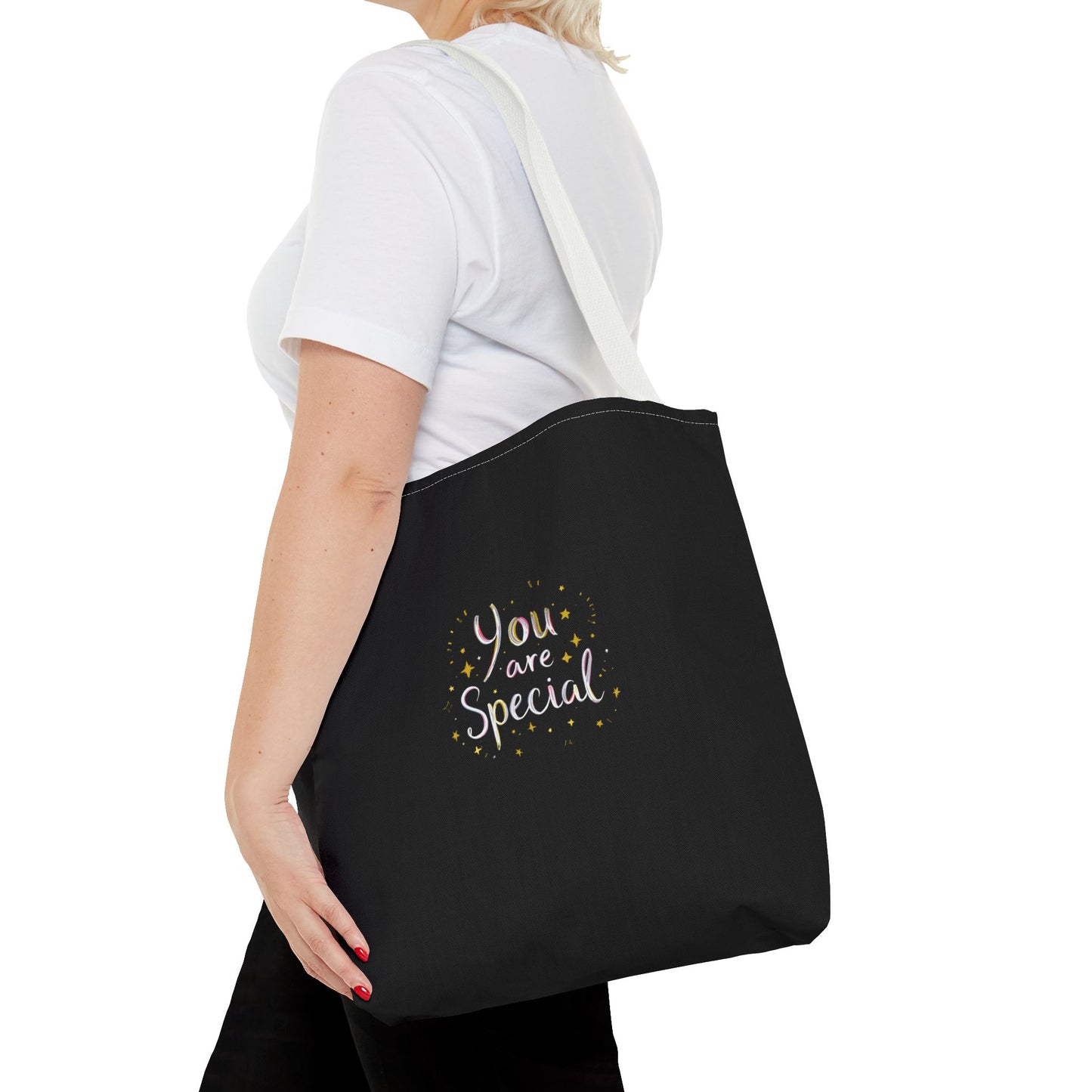 You Are Special Tote Bag | Inspirational Typography, Dotted Accent