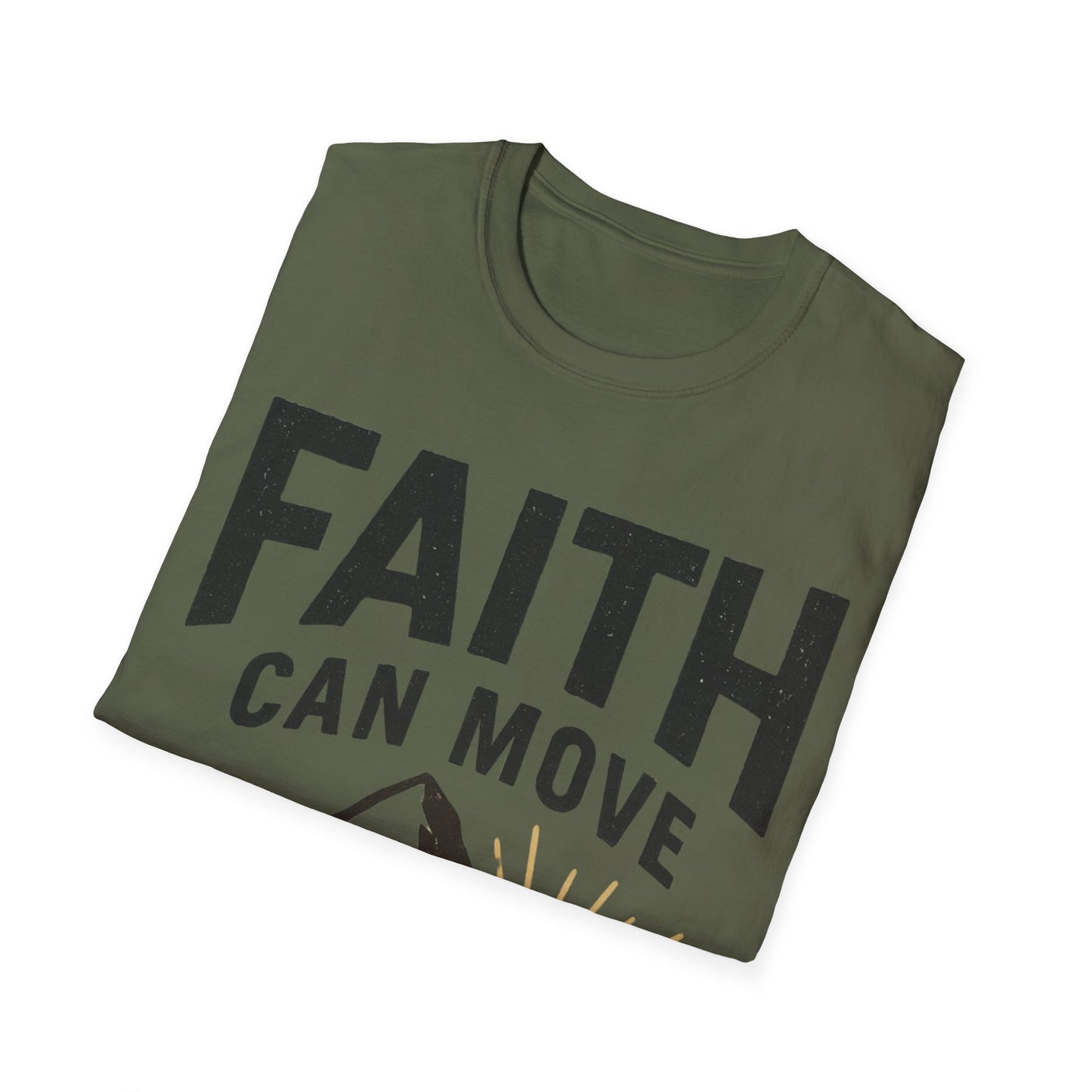 Faith-Inspired Unisex Softstyle T-Shirt - Inspirational Gift, Christian Apparel, Religious Tee, Motivational Shirt, Scripture Tee