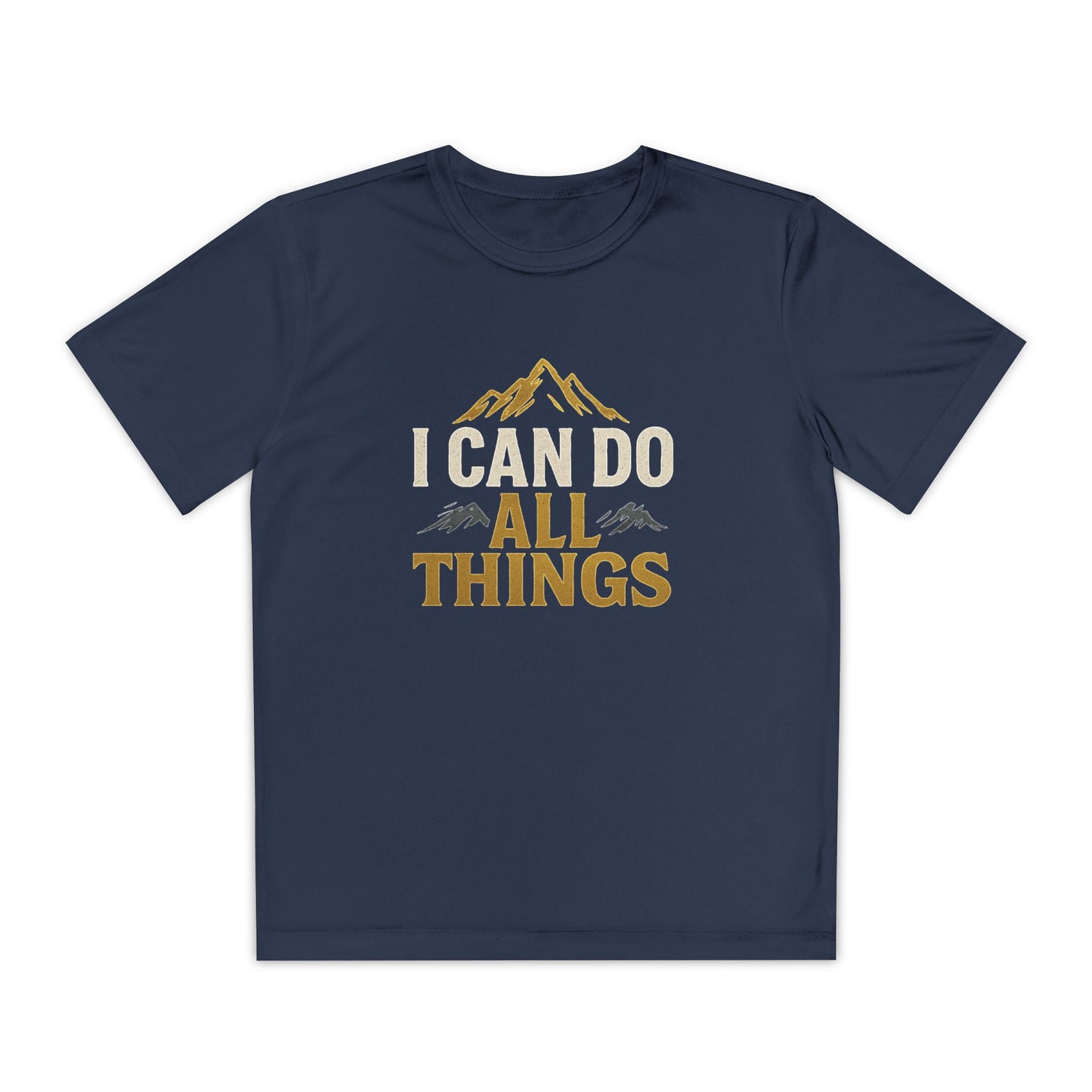 Youth Competitor Tee - I Can Do All Things Motivational Shirt
