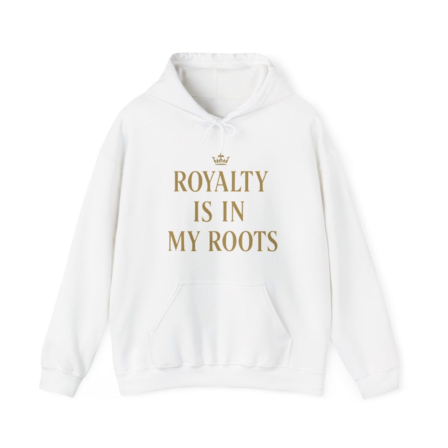 Royalty Roots Hoodie - Unisex Heavy Blend Sweatshirt, Gift for Her, Cozy Wear, Casual Fashion, Statement Piece, Birthday Gift