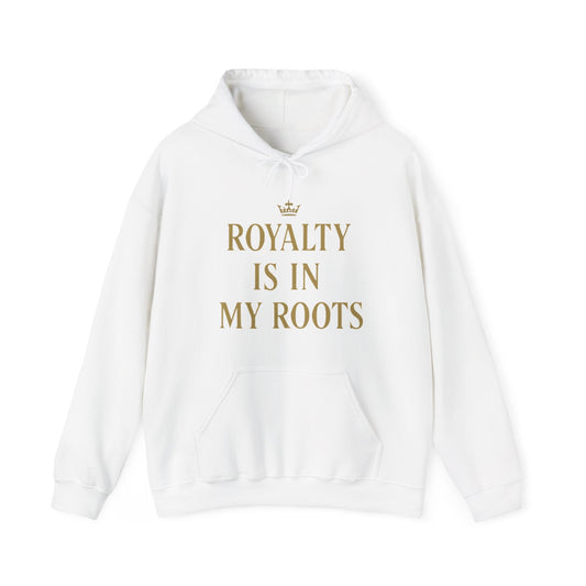 Royalty Roots Hoodie - Unisex Heavy Blend Sweatshirt, Gift for Her, Cozy Wear, Casual Fashion, Statement Piece, Birthday Gift