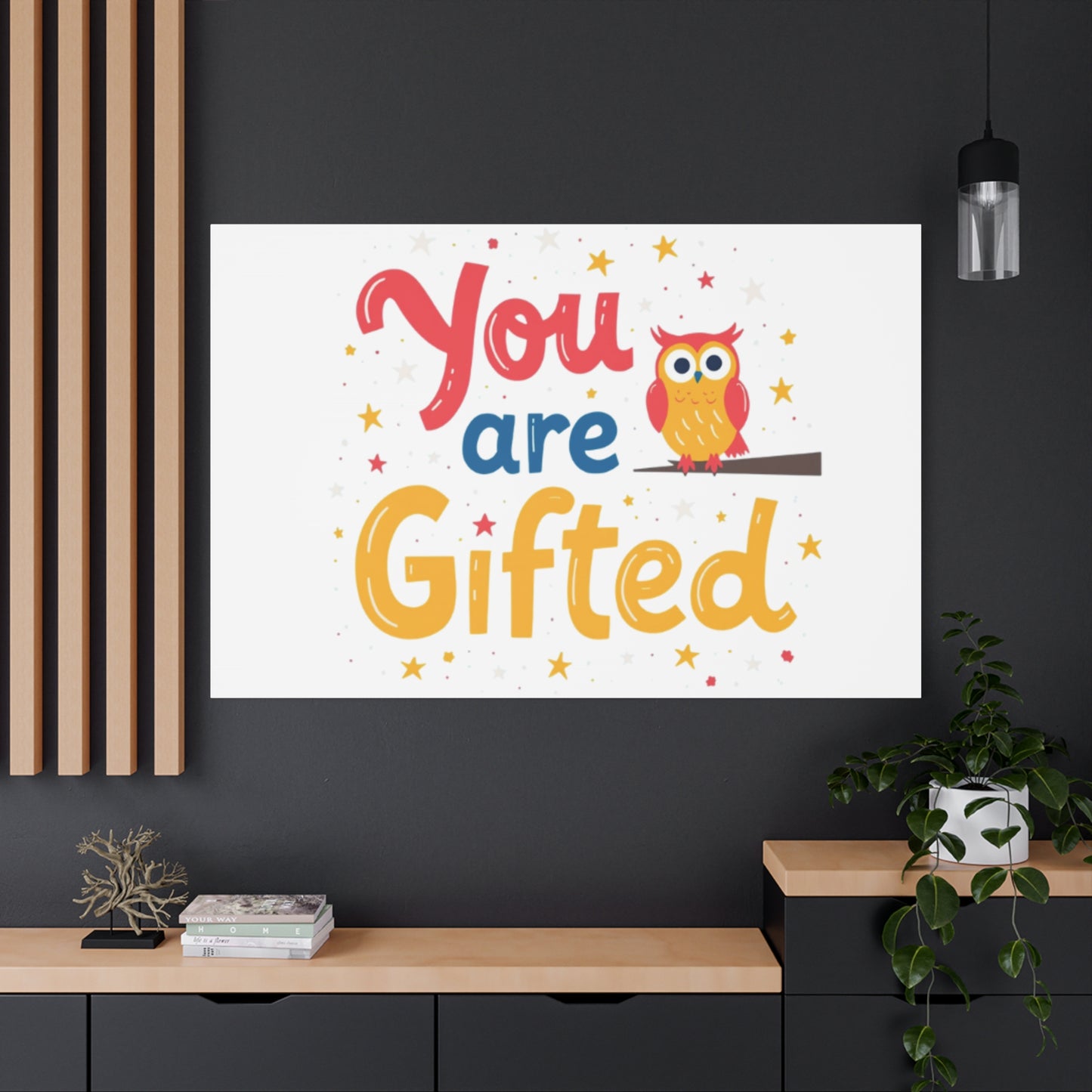 You Are Gifted Owl | Canvas