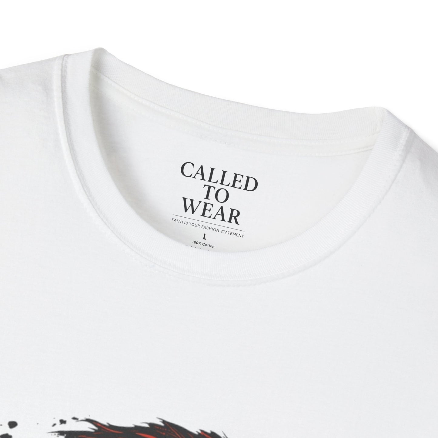 Be Bold in Christ Wolf Graphic T-Shirt | Faith Statement Tee