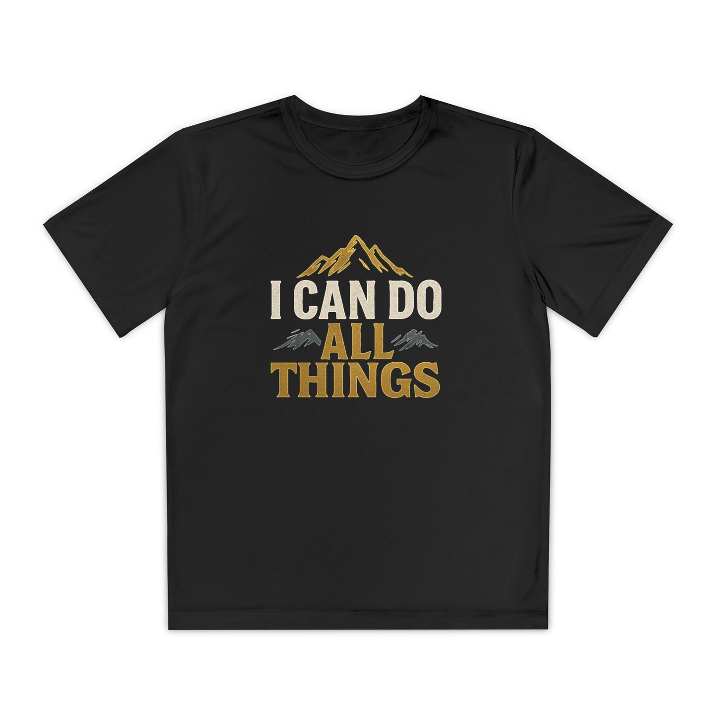 Youth Competitor Tee - I Can Do All Things Motivational Shirt