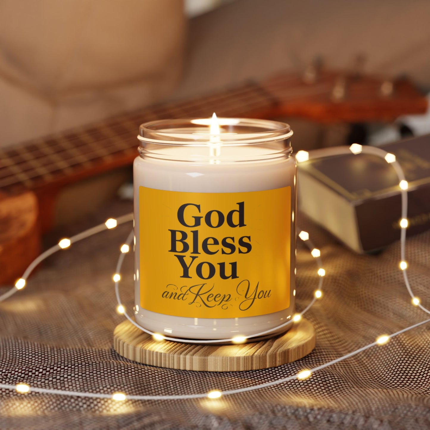 God Bless You and Keep You Candle 9oz Soy Candle | Faithful Prayer Jar
