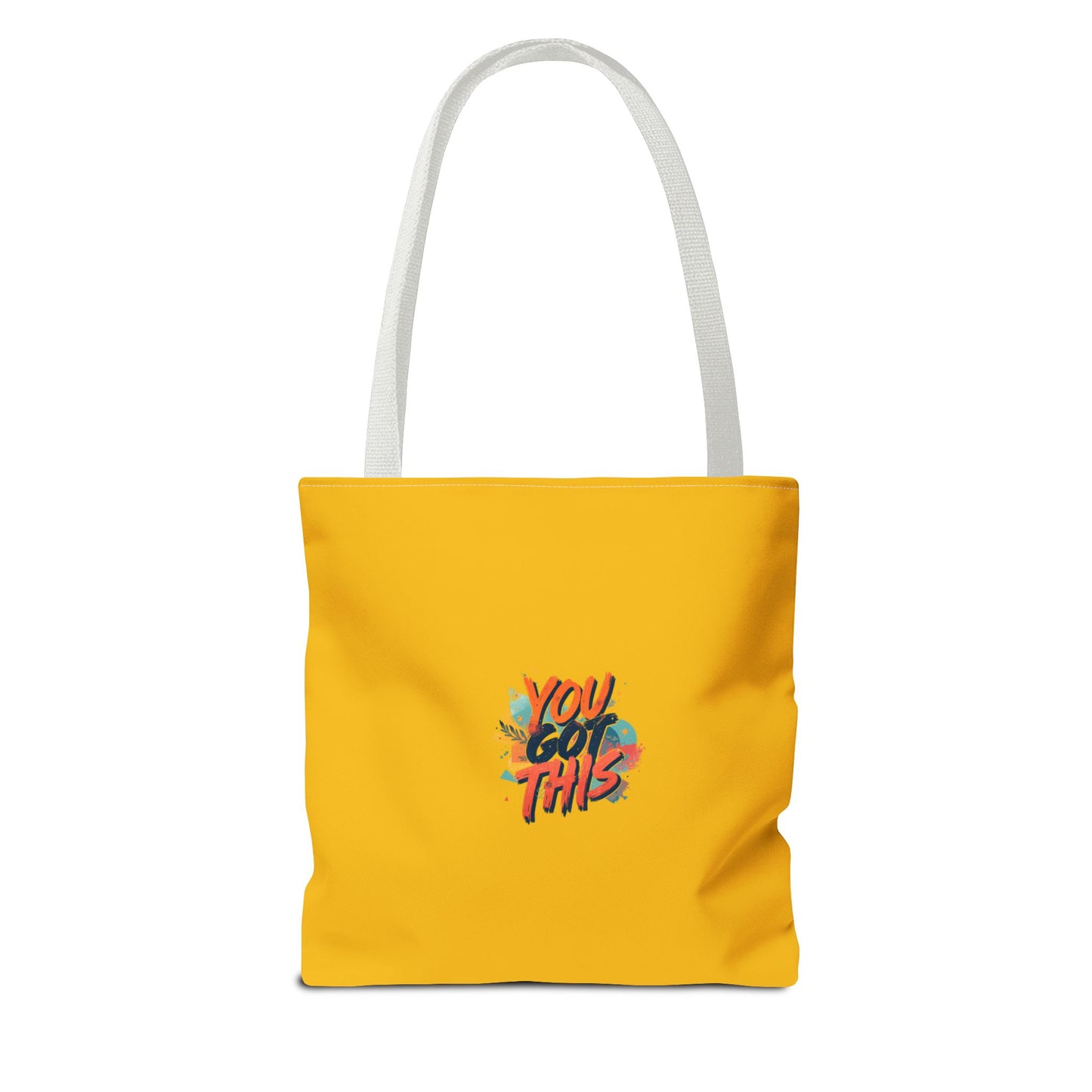 You Got This motivational graphic Tote Bag | positive quote, yellow background