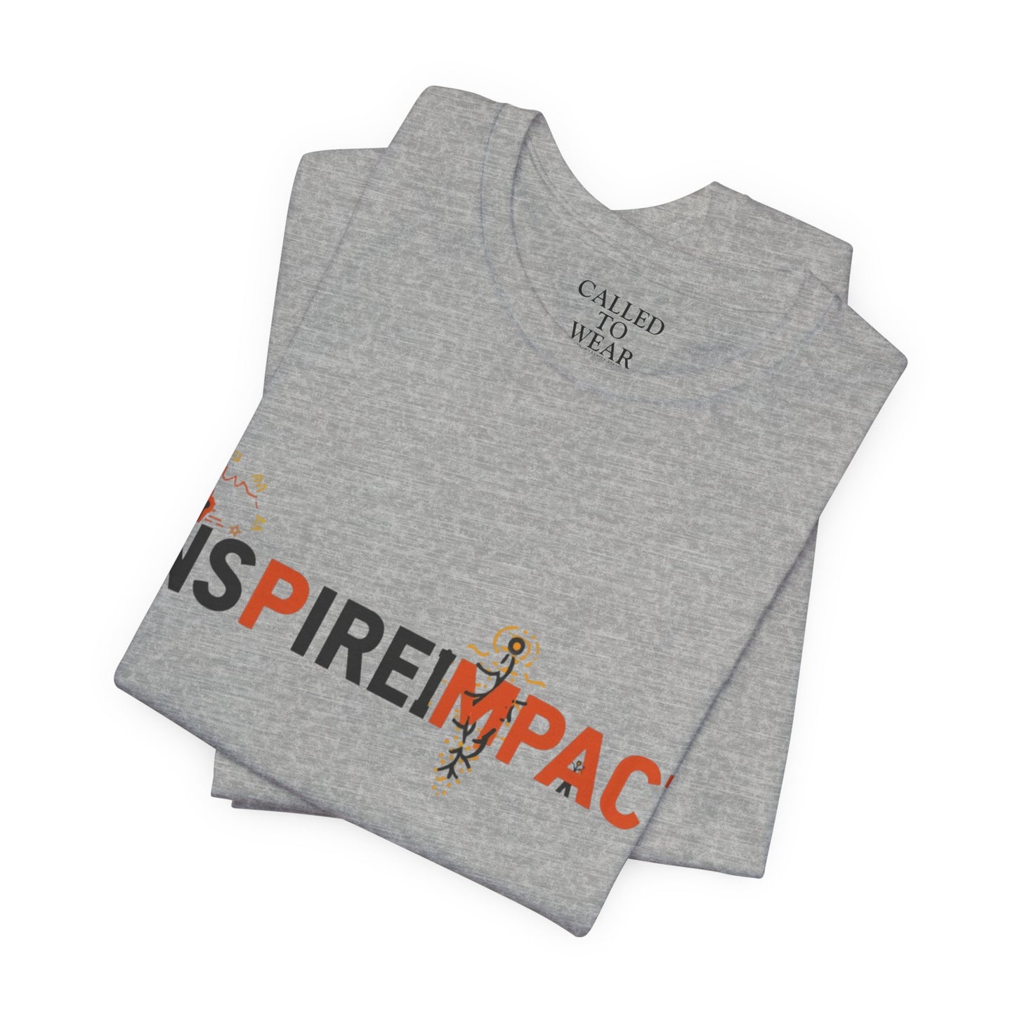 Inspire Impact graphic Tee | Inspirational typography t-shirt