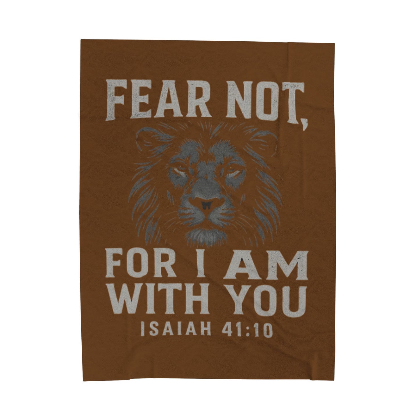 Cozy Velveteen Plush Blanket with Inspirational Lion Design | Warm Throw for Home, Unique Gift, Spiritual Decor, Family Comfort, Bible [...]