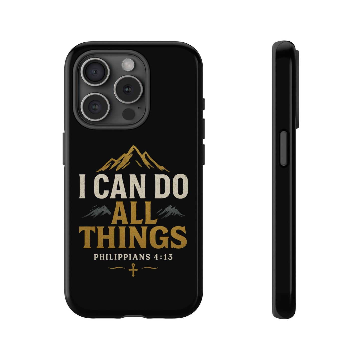 I Can Do All Things Phone Case, Inspirational Phone Cover, Christian Gift, Motivational Tech Accessory, Bible Verse Case, Tough Cases