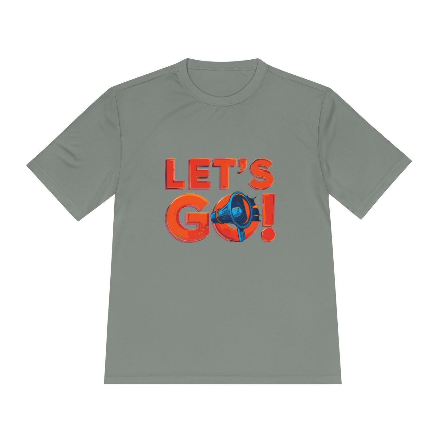 LET'S GO! Momentum Graphic Tee | Lightweight Polyester Athletic Shirt