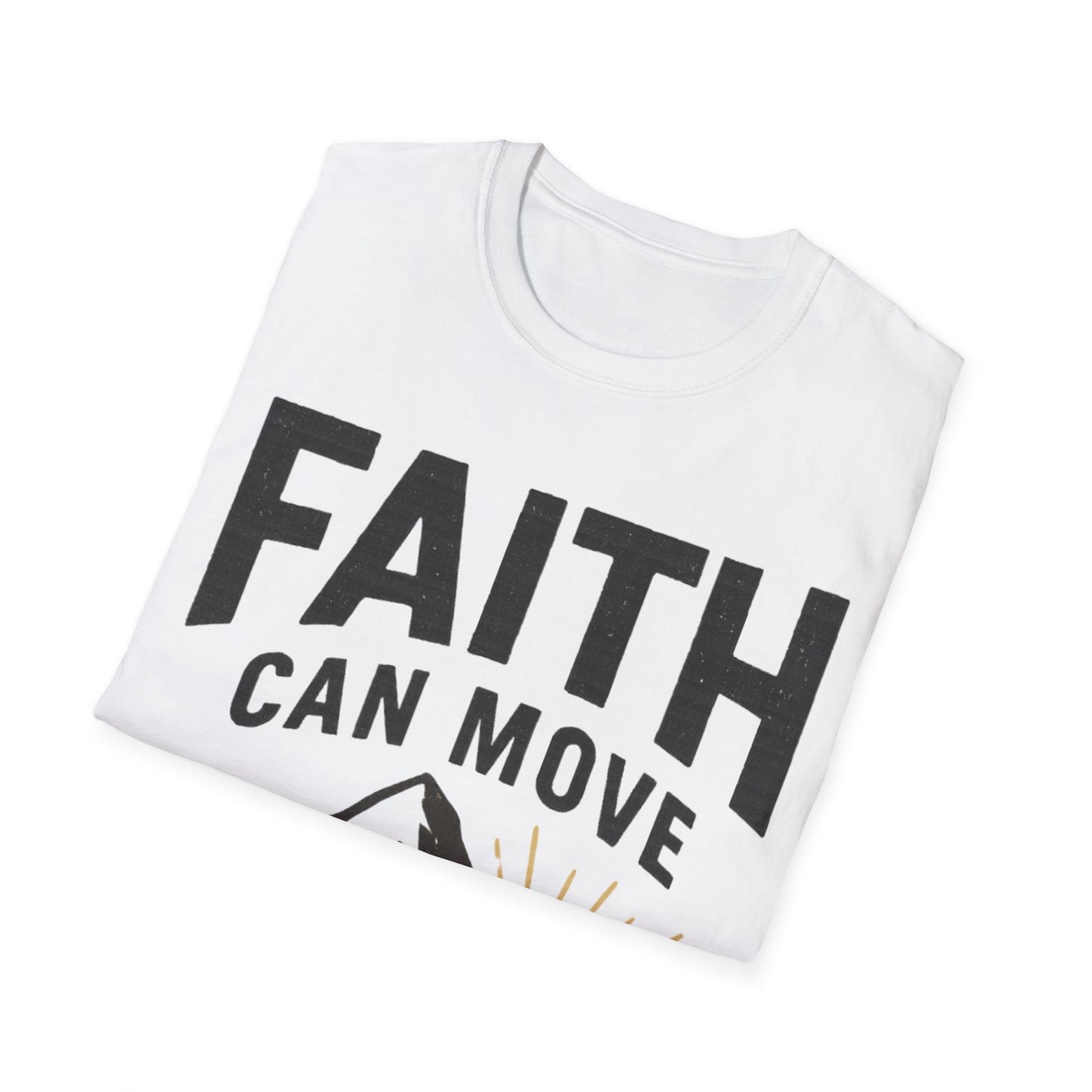 Faith-Inspired Unisex Softstyle T-Shirt - Inspirational Gift, Christian Apparel, Religious Tee, Motivational Shirt, Scripture Tee