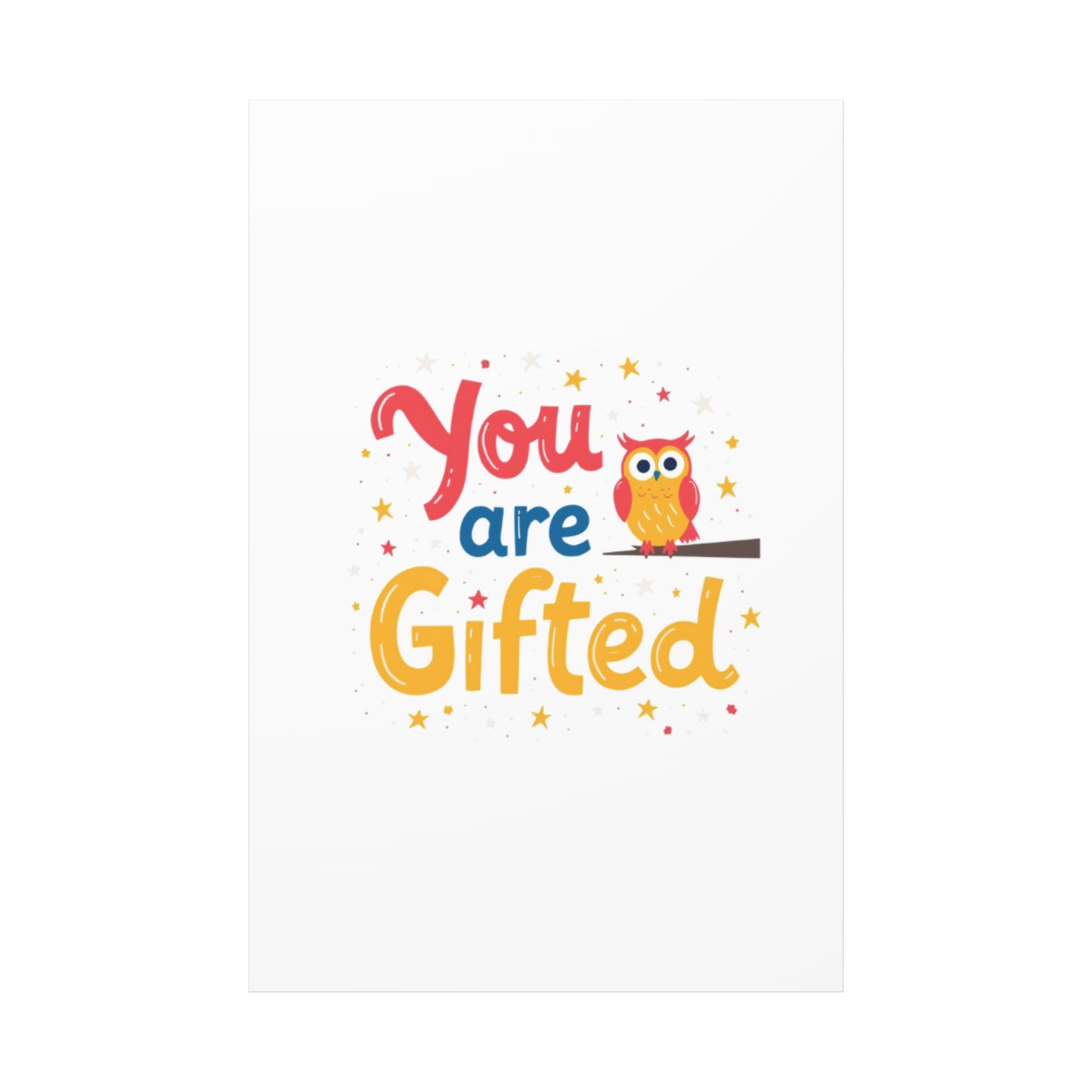 You Are Gifted Owl | Canvas