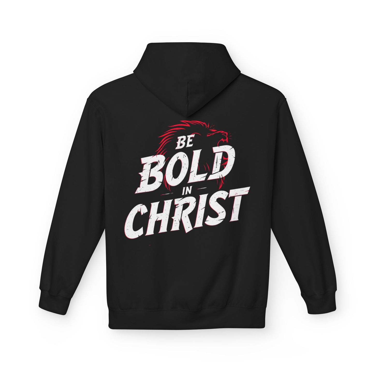 Be Bold in Christ Brush Stroke Design Hoodie | Christian Faith Apparel