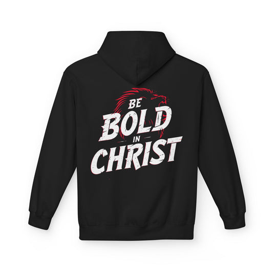 Be Bold in Christ Brush Stroke Design Hoodie | Christian Faith Apparel