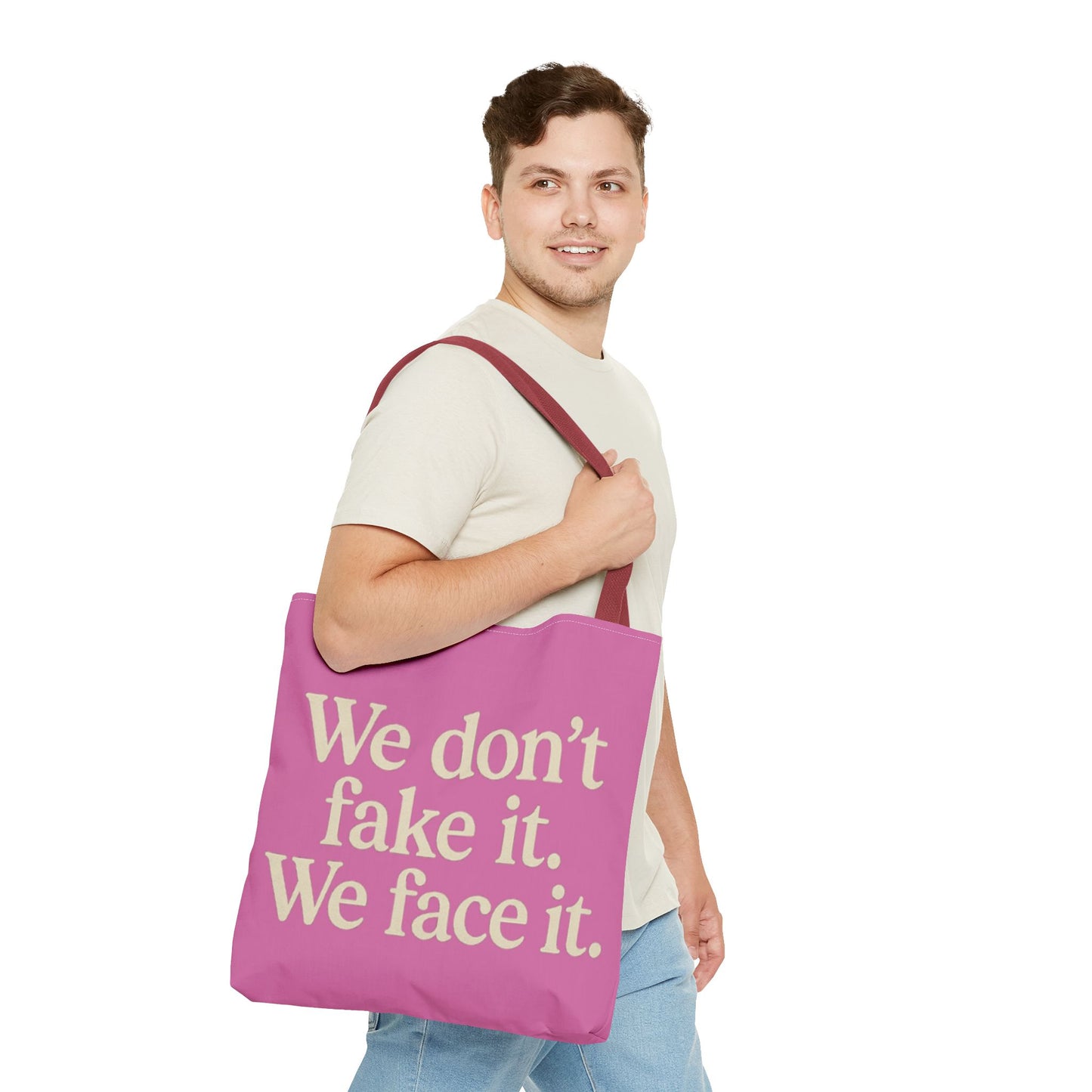 Empowering Tote Bag | Motivational Quote Tote | Everyday Carry, Gift for Friends, Positive Affirmation Bag, Stylish Shopping Bag
